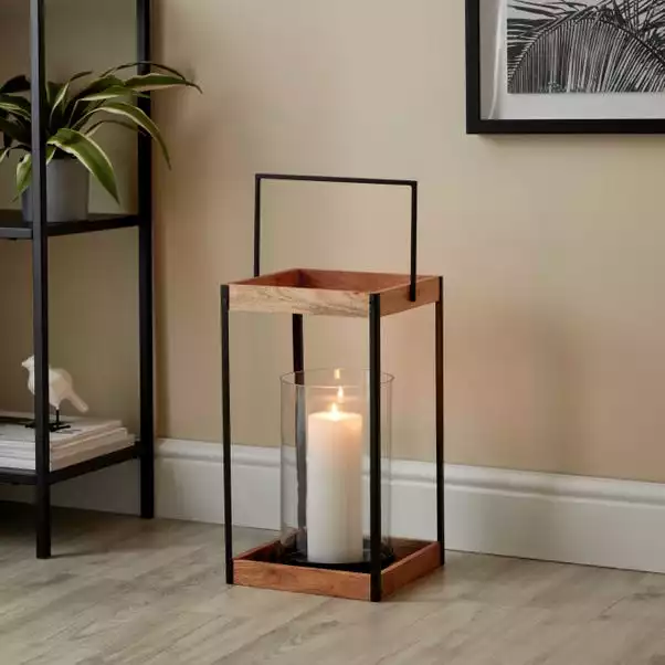 Dunelm Fulton Lantern 40cm 2 Dunelm Fulton Lantern 40cm - Image 2