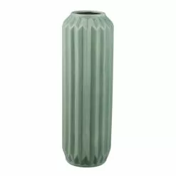 Dunelm Fluted Vase 25cm Sage 7 Dunelm Fluted Vase 25cm Sage -Ornaments Sales Store 30753309 alt03