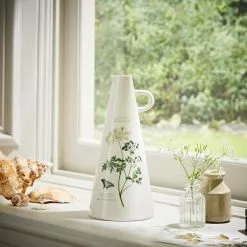 Natural History Museum Milk Parsley Ceramic Tall Vase 25cm 10 Natural History Museum Milk Parsley Ceramic Tall Vase 25cm -Ornaments Sales Store 30757822 alt04