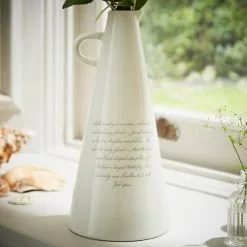 Natural History Museum Milk Parsley Ceramic Tall Vase 25cm 11 Natural History Museum Milk Parsley Ceramic Tall Vase 25cm -Ornaments Sales Store 30757822 alt05