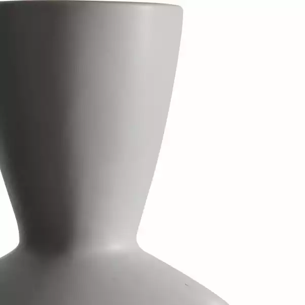 Cedar & Sage Nina White Vase 2 Cedar & Sage Nina White Vase - Image 2