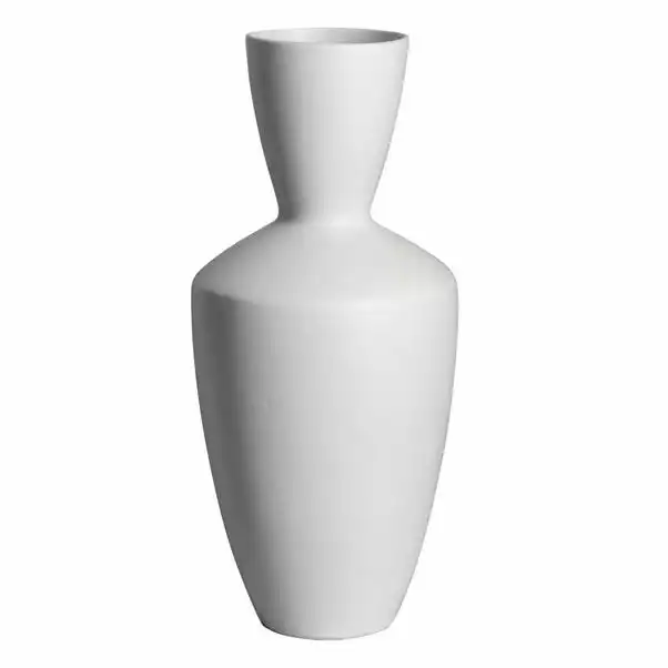 Cedar & Sage Nina White Vase 4 Cedar & Sage Nina White Vase - Image 4