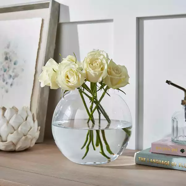 Dunelm Clear Glass Fishbowl 1 Dunelm Clear Glass Fishbowl