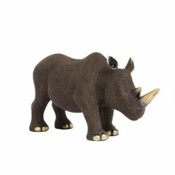 Dunelm Luxe Traveller Rhino Sculpture 36CM -Ornaments Sales Store 30765960 alt02
