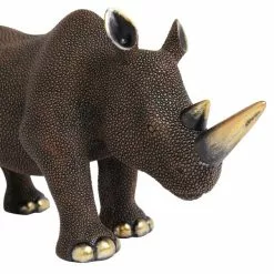 Dunelm Luxe Traveller Rhino Sculpture 36CM -Ornaments Sales Store 30765960 alt03