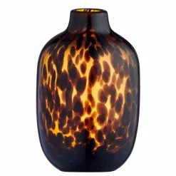 Dunelm Luxe Travel Tortoiseshell Glass Vase 26cm 5 Dunelm Luxe Travel Tortoiseshell Glass Vase 26cm -Ornaments Sales Store 30765970 alt02
