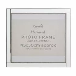 Dunelm Diamante Photo Frame 20" X 18" (50cm X 45cm) -Ornaments Sales Store 30767210 alt02