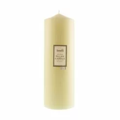 Dunelm Cream Pillar Candle 10cm X 30cm