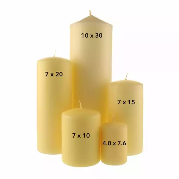 Dunelm Cream Pillar Candle 10cm X 30cm 2 Dunelm Cream Pillar Candle 10cm X 30cm - Image 2