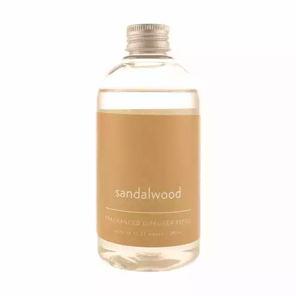 Dunelm 240ml Diffuser Refill Sandalwood 2 Dunelm 240ml Diffuser Refill Sandalwood - Image 2