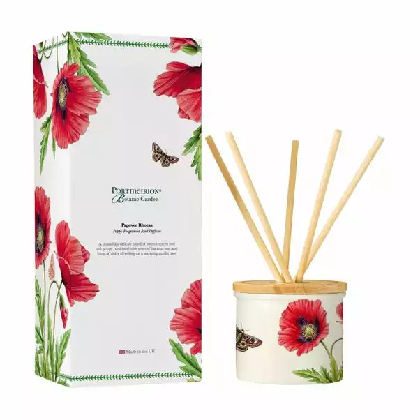 Portmeirion Botanic Garden Poppy 200ml Reed Diffuser 1 Portmeirion Botanic Garden Poppy 200ml Reed Diffuser