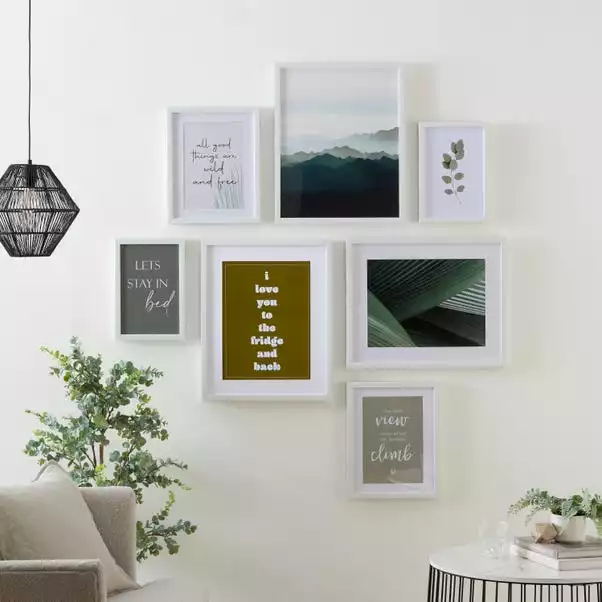 Dunelm Pack Of 7 Essentials Gallery Photo Frame 1 Dunelm Pack Of 7 Essentials Gallery Photo Frame