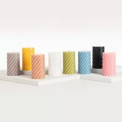 Dunelm Twisted Pillar Candle Small 12cm 6 Dunelm Twisted Pillar Candle Small 12cm -Ornaments Sales Store 30791634 alt02