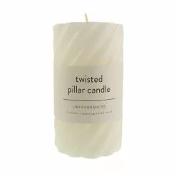 Dunelm Twisted Pillar Candle Small 12cm 7 Dunelm Twisted Pillar Candle Small 12cm -Ornaments Sales Store 30791634 alt03