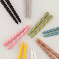Dunelm Pack Of 2 Twisted Taper Candles 20cm 6 Dunelm Pack Of 2 Twisted Taper Candles 20cm -Ornaments Sales Store 30791644 alt02