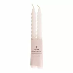 Dunelm Pack Of 2 Twisted Taper Candles 20cm 7 Dunelm Pack Of 2 Twisted Taper Candles 20cm -Ornaments Sales Store 30791644 alt03