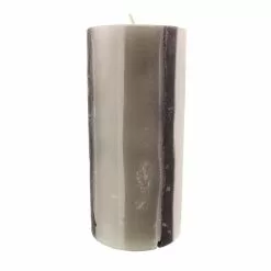 Dunelm Decorative Pillar Candle Monochrome -Ornaments Sales Store 30791657 alt03
