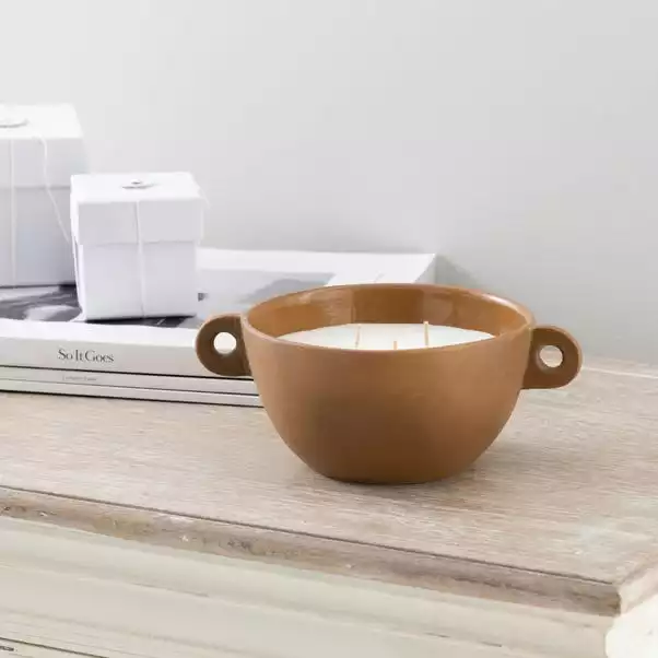 Dunelm Artisan Multiwick Candle Walnut & Sage 2 Dunelm Artisan Multiwick Candle Walnut & Sage - Image 2