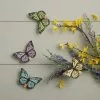 Dunelm Pack Of 4 Butterfly Clips