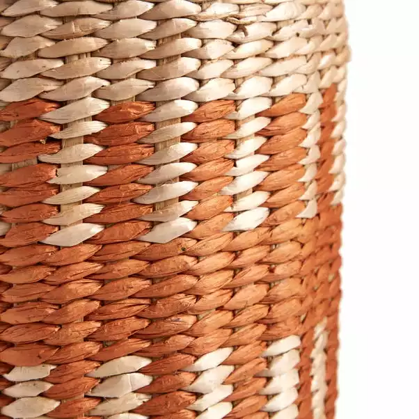 Dunelm Ochre Woven Bottle Vase 2 Dunelm Ochre Woven Bottle Vase - Image 2