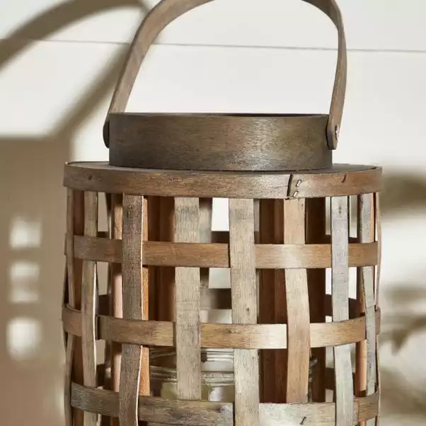 Dunelm Artisan Woven Lantern 40cm 2 Dunelm Artisan Woven Lantern 40cm - Image 2