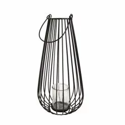Dunelm Black Wire Lantern 40cm -Ornaments Sales Store 30795218 alt03