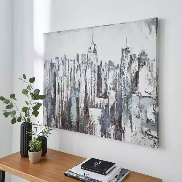 Dunelm Smart Industrial Cityscape Canvas 1 Dunelm Smart Industrial Cityscape Canvas