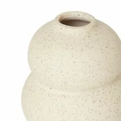 Dunelm Speckled Bud Vase 11cm White Sand 7 Dunelm Speckled Bud Vase 11cm White Sand -Ornaments Sales Store 30796618 alt03