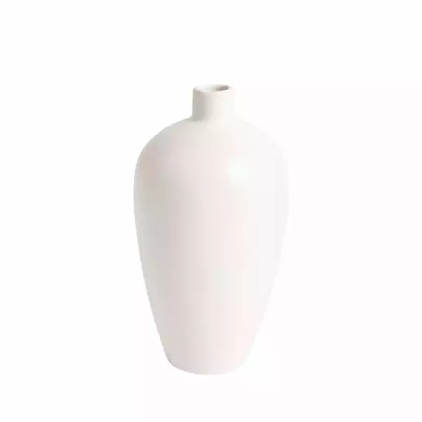 Dunelm Tall Vase 28cm White 3 Dunelm Tall Vase 28cm White - Image 3