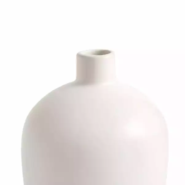 Dunelm Tall Vase 28cm White 4 Dunelm Tall Vase 28cm White - Image 4