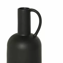 Dunelm Bottle Shaped Vase 30cm Black -Ornaments Sales Store 30796773 alt02