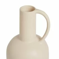 Dunelm Bottle Shaped Vase 30cm White Sand -Ornaments Sales Store 30796774 alt03