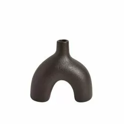 Dunelm Ceramic Black Vase 6 Dunelm Ceramic Black Vase -Ornaments Sales Store 30796777 alt02