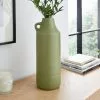 Dunelm Ceramic Vase 38cm Olive