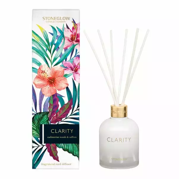 Stoneglow Cashmerian Wood & Saffron Clarity 150ml Reed Diffuser 1 Stoneglow Cashmerian Wood & Saffron Clarity 150ml Reed Diffuser