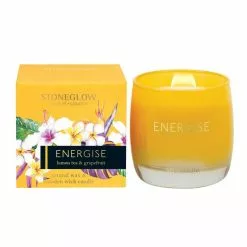 Stoneglow Lemon Tea & Grapefruit Energise Scented Candle