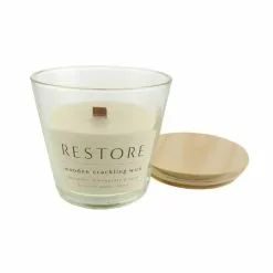 Dunelm Restore Wooden Cracking Wick Candle