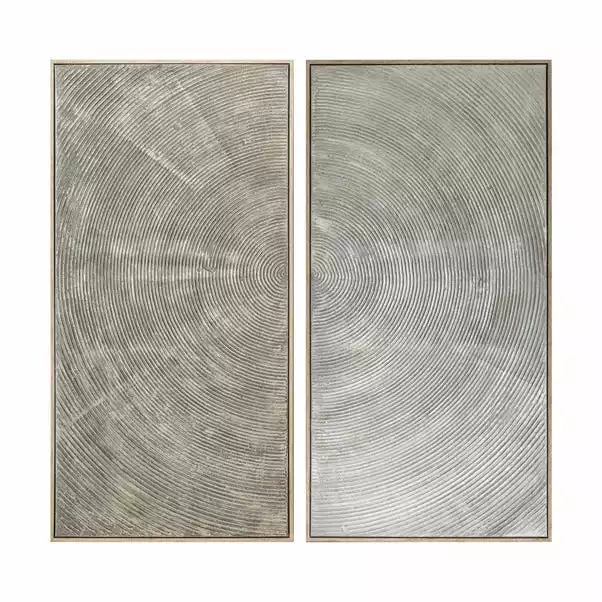 Cedar & Sage Spiralling Duo Framed Art 3 Cedar & Sage Spiralling Duo Framed Art - Image 3