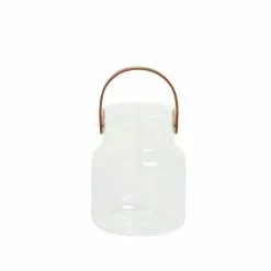 Dunelm Faux Leather Handled Lantern 16.5cm 6 Dunelm Faux Leather Handled Lantern 16.5cm -Ornaments Sales Store 30797988 alt02