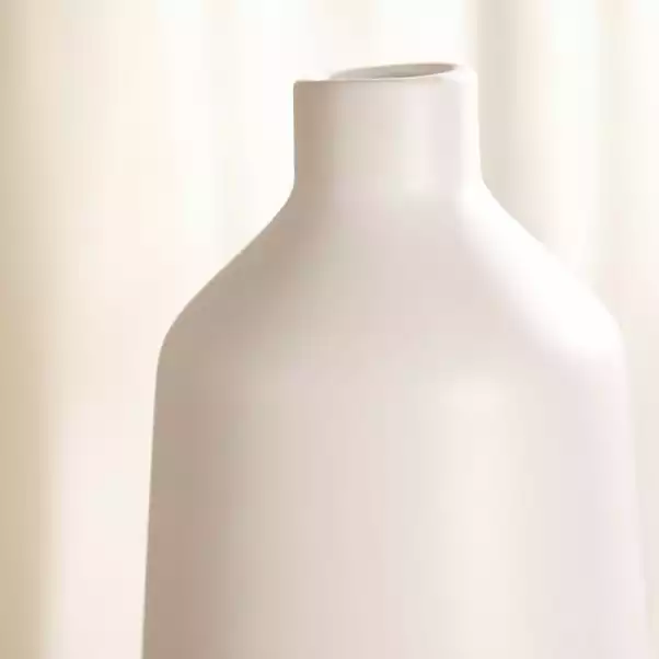 Dunelm Tall Vase 35cm White 2 Dunelm Tall Vase 35cm White - Image 2