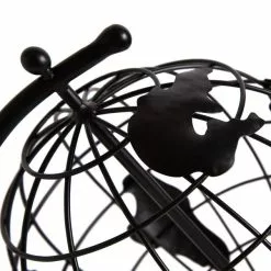 Dunelm Black Metal Globe -Ornaments Sales Store 30798245 alt02