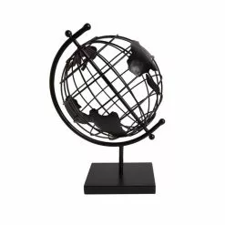 Dunelm Black Metal Globe -Ornaments Sales Store 30798245 alt03