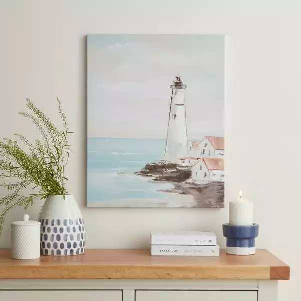 Dunelm Lighthouse Canvas 40cm X 50cm 1 Dunelm Lighthouse Canvas 40cm X 50cm