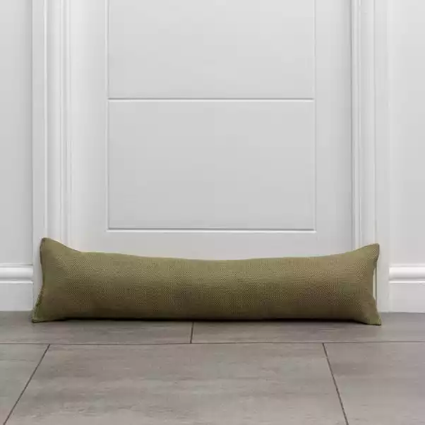 Dunelm Barkweave Draught Khaki Excluder 1 Dunelm Barkweave Draught Khaki Excluder