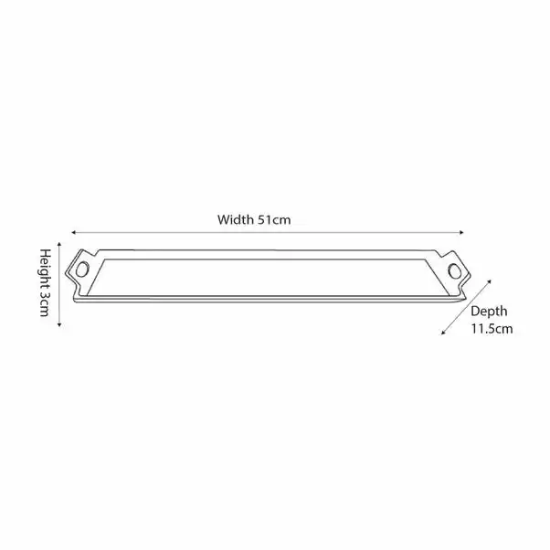 Pacific Lifestyle Antique Rectangular Tray 5 Pacific Lifestyle Antique Rectangular Tray - Image 5