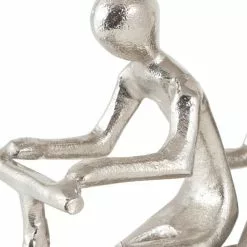 Pacific Lifestyle Double Cyclist Silver Ornament -Ornaments Sales Store 30803446 alt03