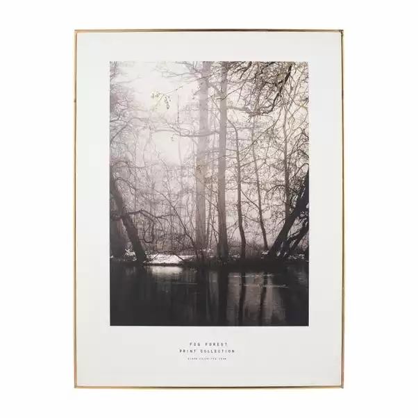 Pacific Lifestyle Mono Waterside Tree Canvas Print 2 Pacific Lifestyle Mono Waterside Tree Canvas Print - Image 2