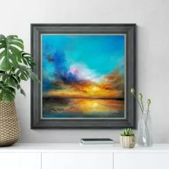 Dunelm Amazing Sunset Framed Print