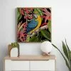 Dunelm Parrot King I Framed Print