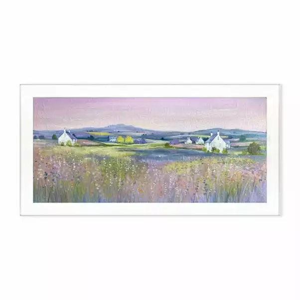 Dunelm Evening Fields Framed Print 2 Dunelm Evening Fields Framed Print - Image 2